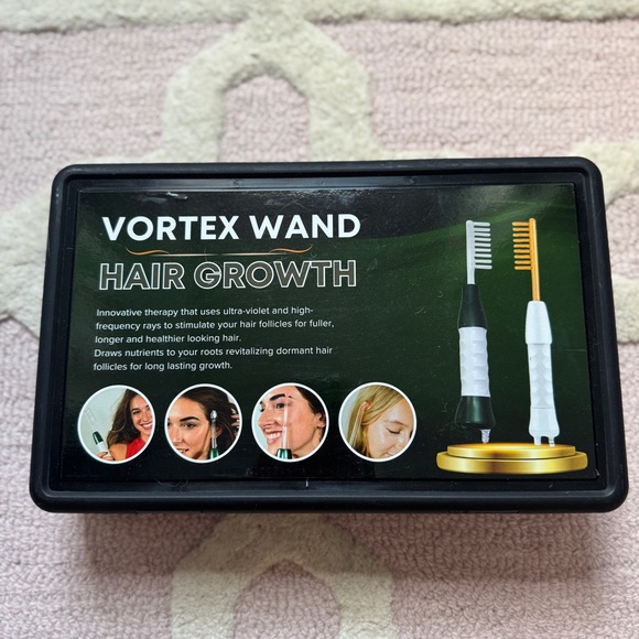 NIB | VORTEX GLASS HAIR GROWTH SALON WAND ORGANIC NUTRAFOL NUDERMA - Picture 4 of 9